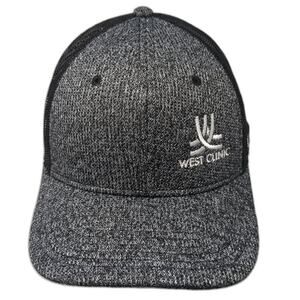 West Clinic Trucker Cap Gray One Size Adjustable Mesh Back 6 Panel Spyder